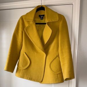 Stunning ECCOCI Women's Yellow Blazer Jacket